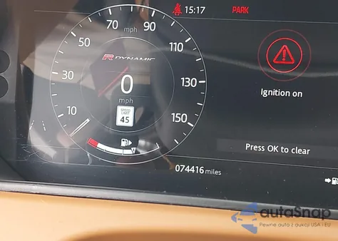 2019 Land Rover Range Rover Velar P250 R-Dynamic Se z USA, uszkodzony, nr VIN SALYL2EXXKA209425